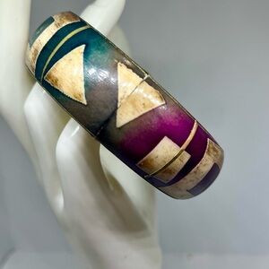 Vintage Handcrafted Inlaid Bracelet